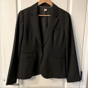 J. Crew | Vintage Wool One Button Blazer Pockets Women’s 10 Office Professional